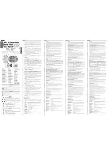 Nikon 18-70/3.5-4.5 manual. Camera Instructions.